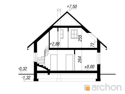 Maja metsmaasikates 3 (G) lõige