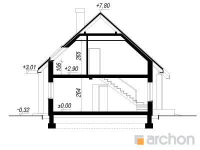 Maja metsmaasikates 5 (GN) lõige