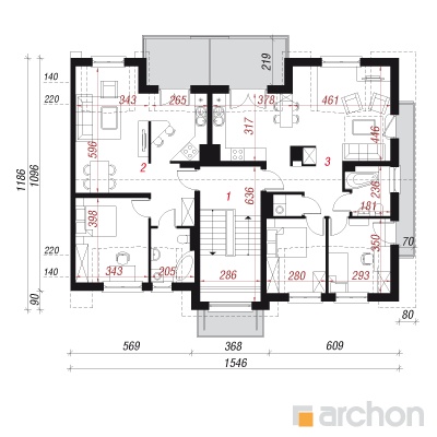  Maja promenaadil 3(B) 3. korruse plaan