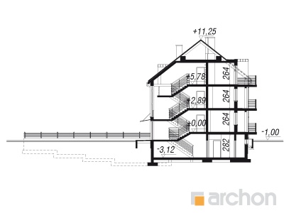 Maja promenaadil 3(B) lõige