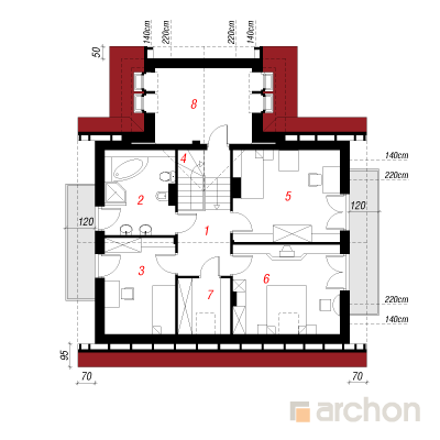 Maja priimulates 4 2. korruse plaan