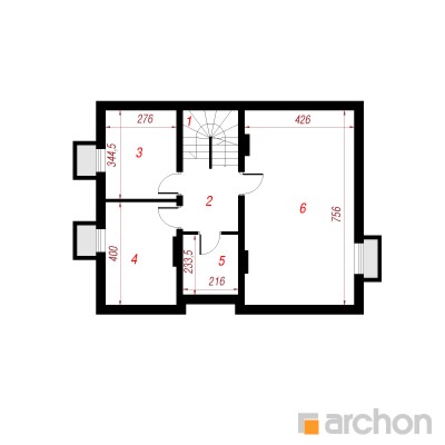  Maja priimulates (P) 0. korruse plaan