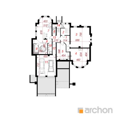  Residents Radom 0. korruse plaan