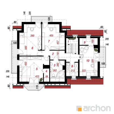  Maja renetades 2. korruse plaan