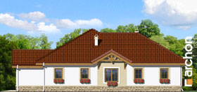 Maja ploomipuudes vaade