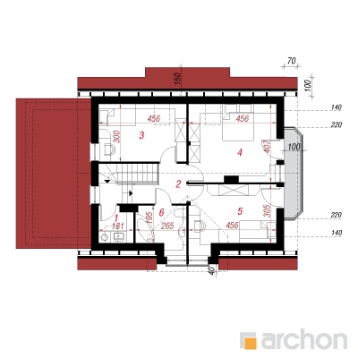  Maja reseedades 2. korruse plaan