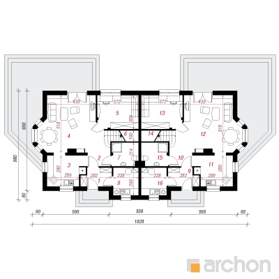  Maja rododendronites 10 1. korruse plaan