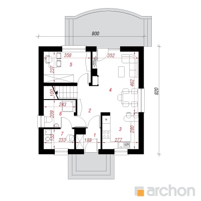  Maja rododendronites 11 1. korruse plaan