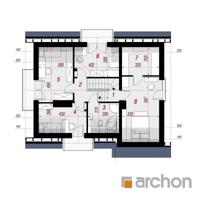  Maja rododendronites15 (PN) 2. korruse plaan