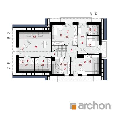  Maja rododendronites 17 (G2P) 2. korruse plaan