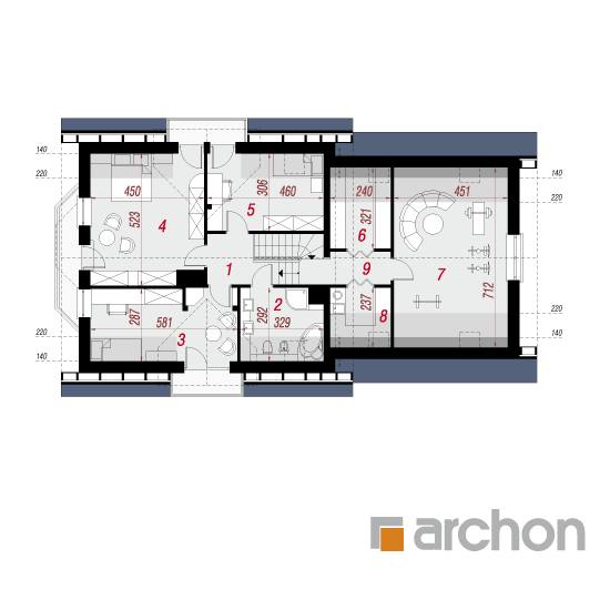  Maja rododendronites 18 (G2T) 2. korruse plaan