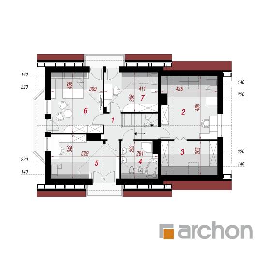  Maja rododendronites 19 2. korruse plaan