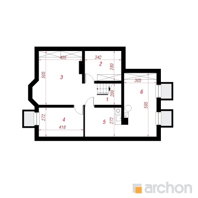  Maja rododendronites 2 (P) 0. korruse plaan