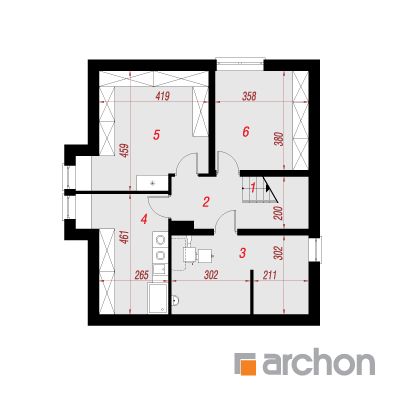  Maja rododendronites 5 (WPN) 0. korruse plaan