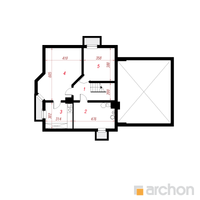  Maja rododendronites 5 (G2P) 0. korruse plaan