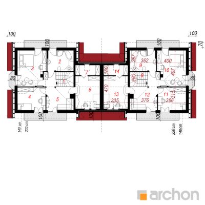  Maja rododendronites 3 (GB) 2. korruse plaan