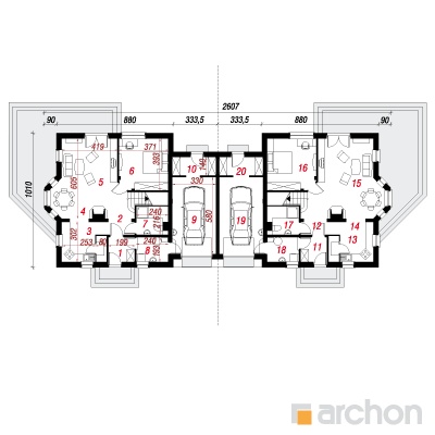  Maja rododendronites 5 (B) 1. korruse plaan