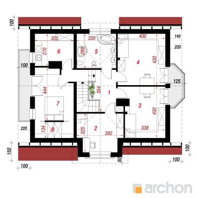  Maja kännakutes 2. korruse plaan