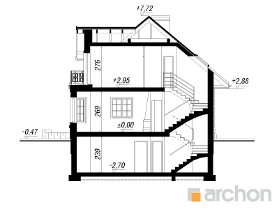 Maja põld-võõrkapsastes (P) lõige