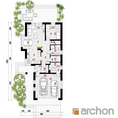  Maja põld-võõrkapsastes 3 (N) 1. korruse plaan