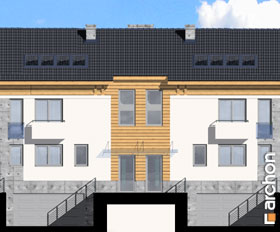 Maja saago-palmlehikutes (P) vaade