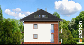 Maja saago-palmlehikutes (P) vaade