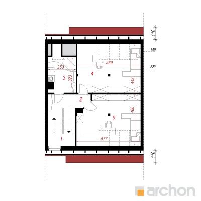  Maja saago-palmlehikutes 3. korruse plaan