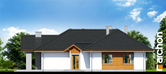 Maja aed-piimjuurtes vaade