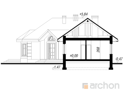 Maja südamerohus lõige