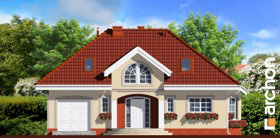 Maja lumehelvestes vaade