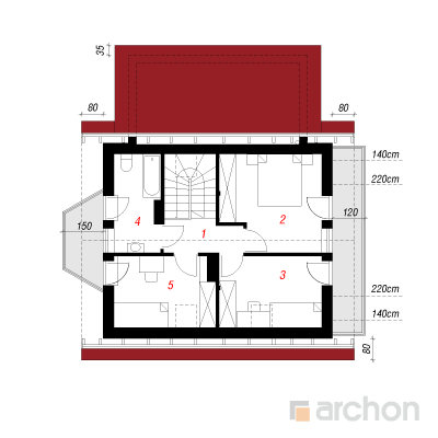  Maja joa juures 2 2. korruse plaan
