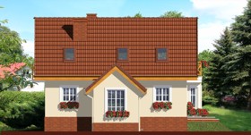 Maja krookustes 2 vaade