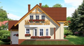 Maja krookustes vaade