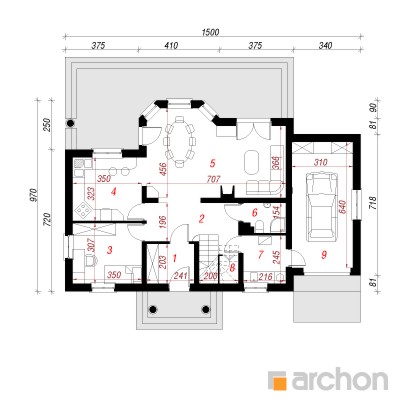  Maja kermesmarjades 2 1. korruse plaan