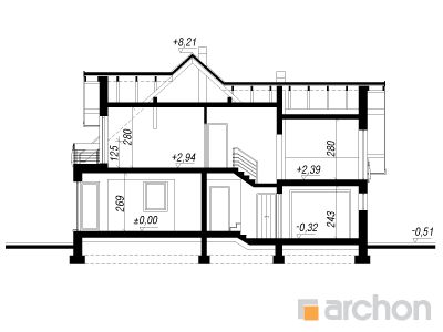 Maja tamariskides 2(N) lõige