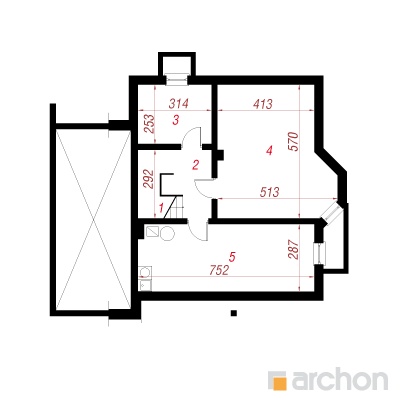  Maja tamariskides 2(P) 0. korruse plaan