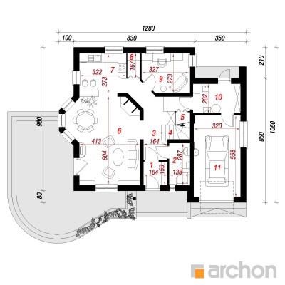 Maja tamariskides 3 1. korruse plaan