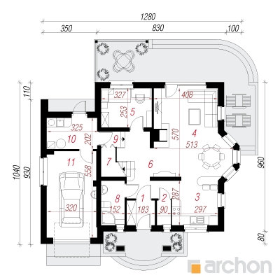 Maja tamariskides 4 1. korruse plaan