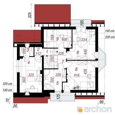  Maja tamariskides 4 2. korruse plaan