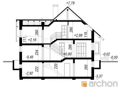 Maja tamariskides (P) lõige