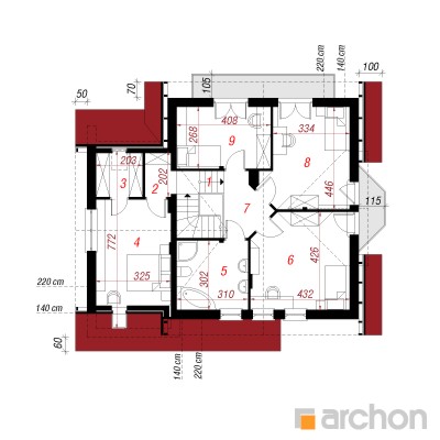  Maja tamariskides 2 2. korruse plaan