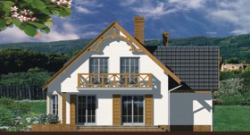 Maja tamariskides vaade