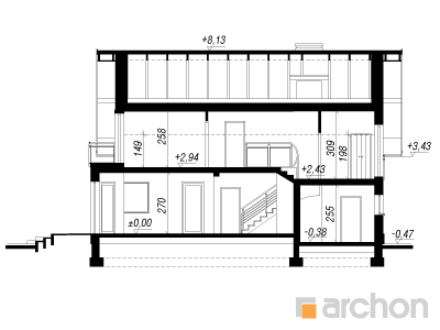Maja tulbipuude all lõige