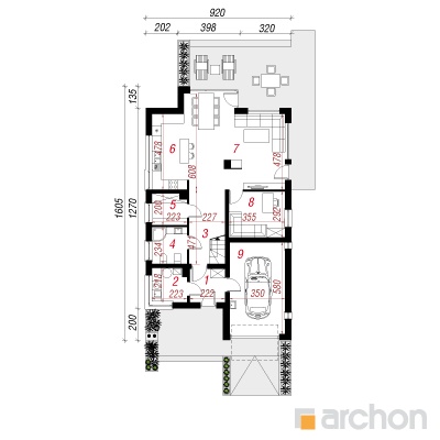  Maja tunbergiates 1. korruse plaan
