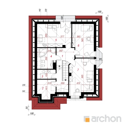  Maja lõhnheintes 2. korruse plaan