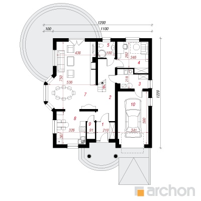  Maja tüümianides 3 1. korruse plaan