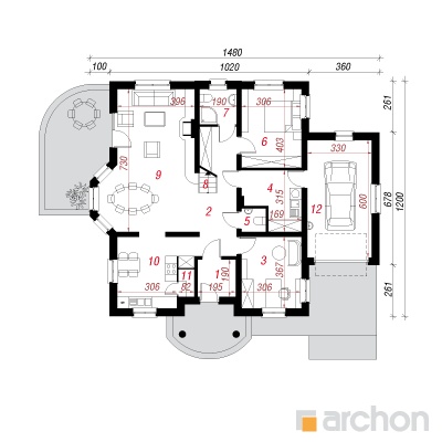  Maja tüümianides 4 1. korruse plaan