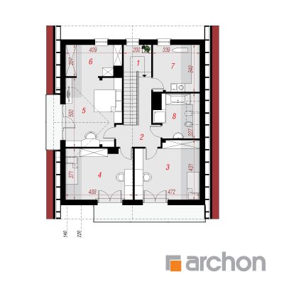  Maja tüümianides 5 2. korruse plaan