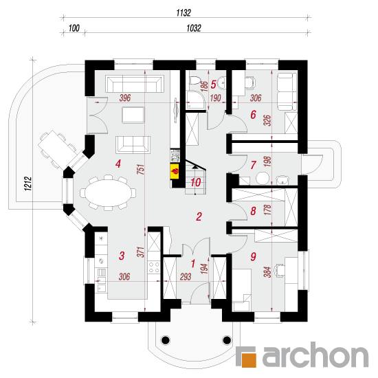  Maja tüümianides 9 1. korruse plaan