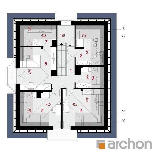  Maja tüümianides 9 2. korruse plaan